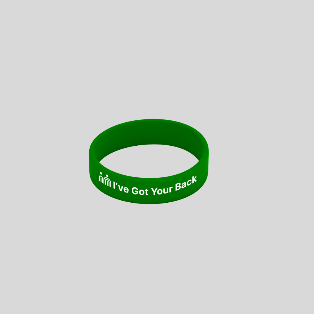 I've Got Your Back Wristband