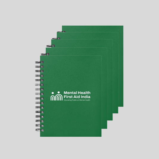 Unlined A5 Notebook Diary (Pack of 5)
