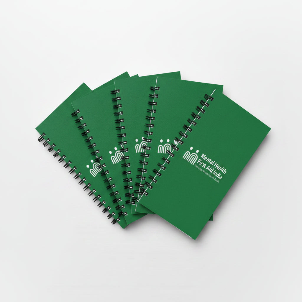 Unlined A5 Notebook Diary (Pack of 5)